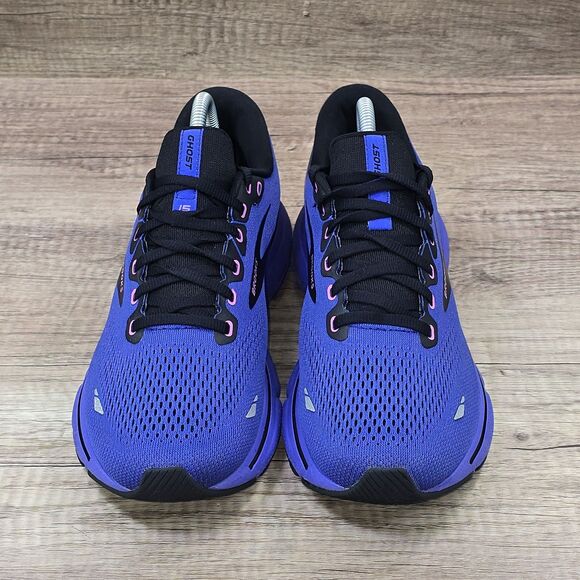 Brooks Ghost 15 Women's Sz 10.5 B Purple Pink Black Running Shoes (1203801B544) - Picture 2 of 9
